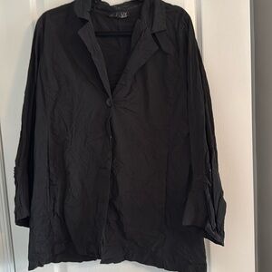 Habitat Clothes by Liv Black Spring Jacket, Size Large